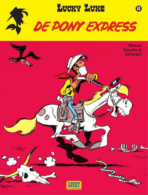 Couverture ebook de De Pony Express, de Jean Leturgie, Xavier Fauche