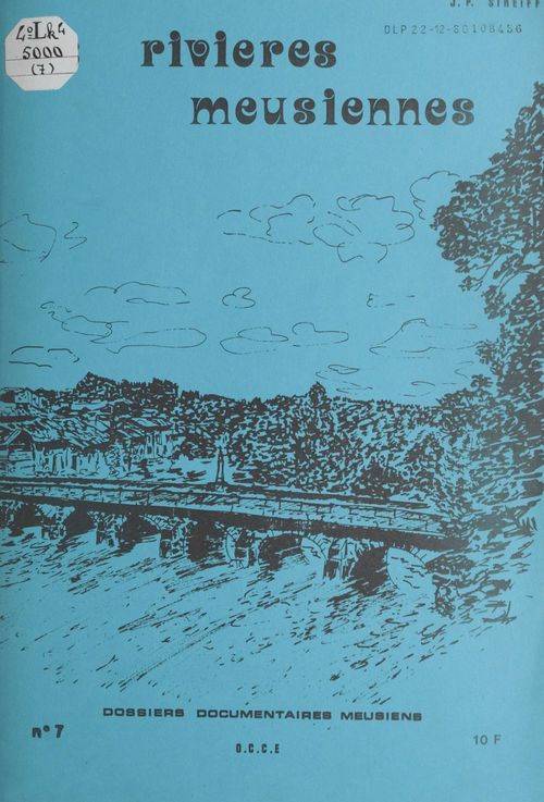 Couverture ebook de Les rivières meusiennes, de Jean-Paul Streiff
