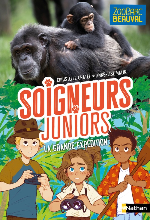 Couverture ebook de Soigneurs juniors - Tome 11 La grande expédition, de Christelle Chatel, Anne-Lise Nalin