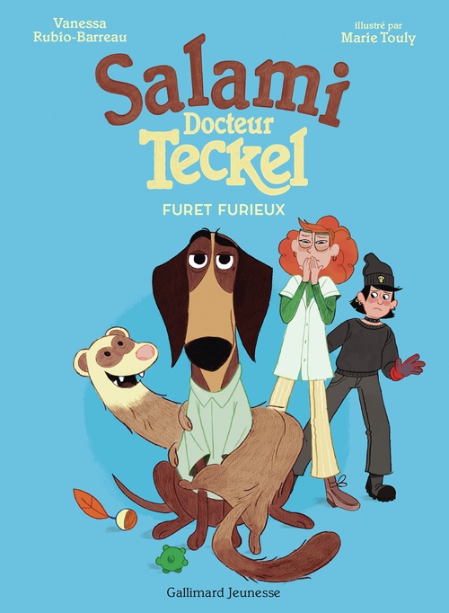 Couverture ebook de Salami, Docteur Teckel (Tome 3) - Furet furieux, de Vanessa Rubio-Barreau, Marie Touly
