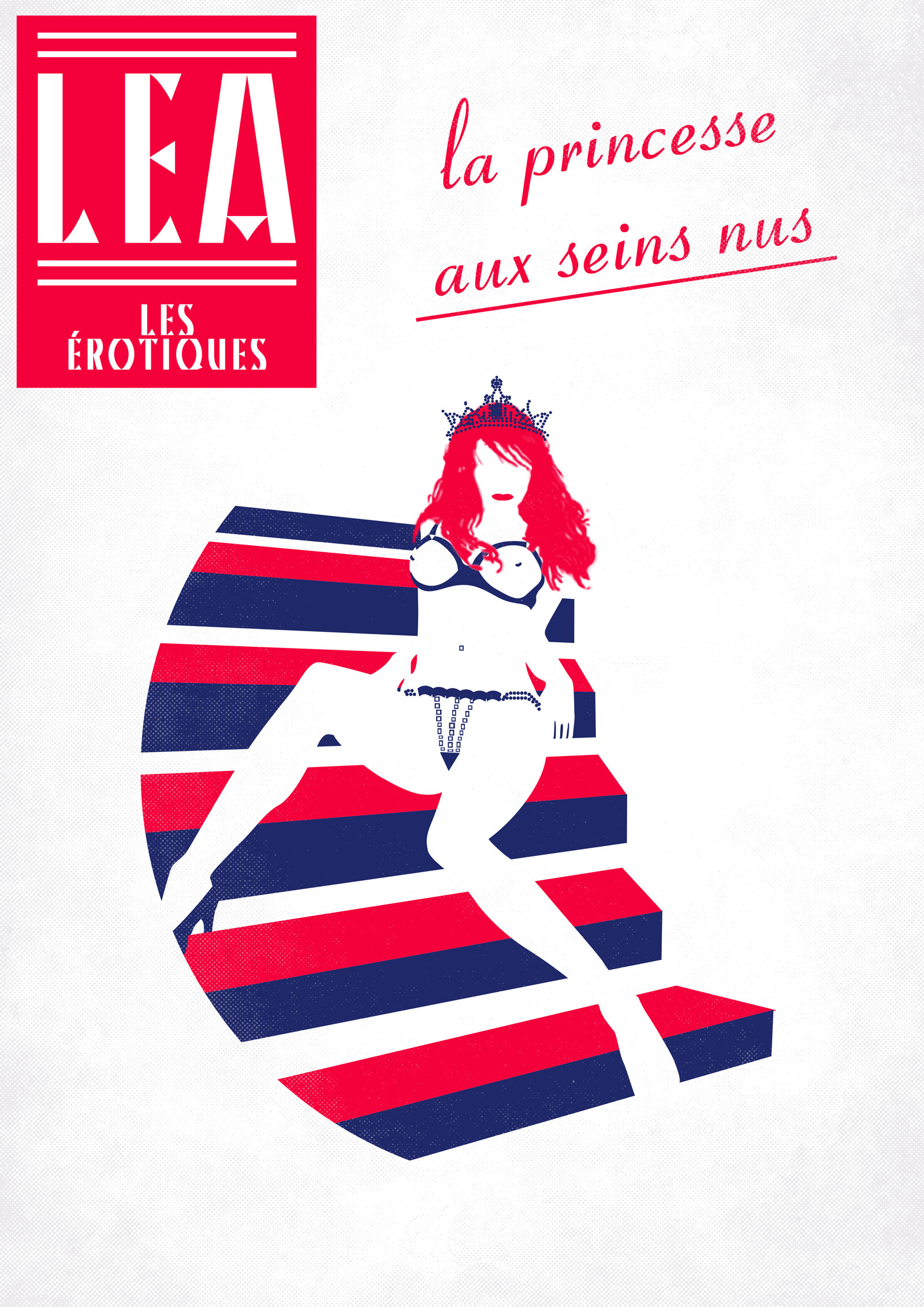 ebook cover of La princesse aux seins nus, by Léa