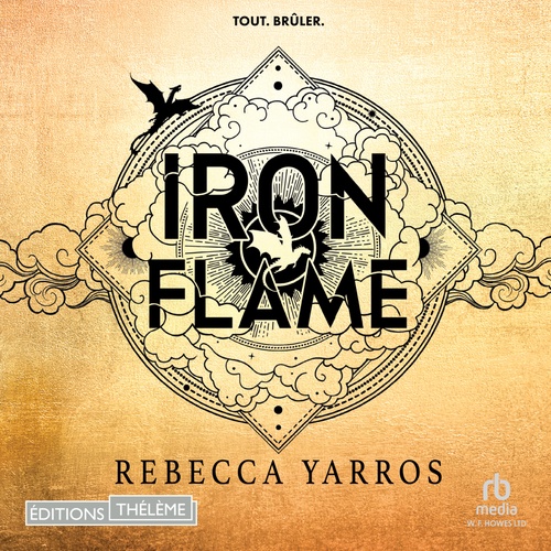audiobook cover of Iron Flame, by Rebecca Yarros