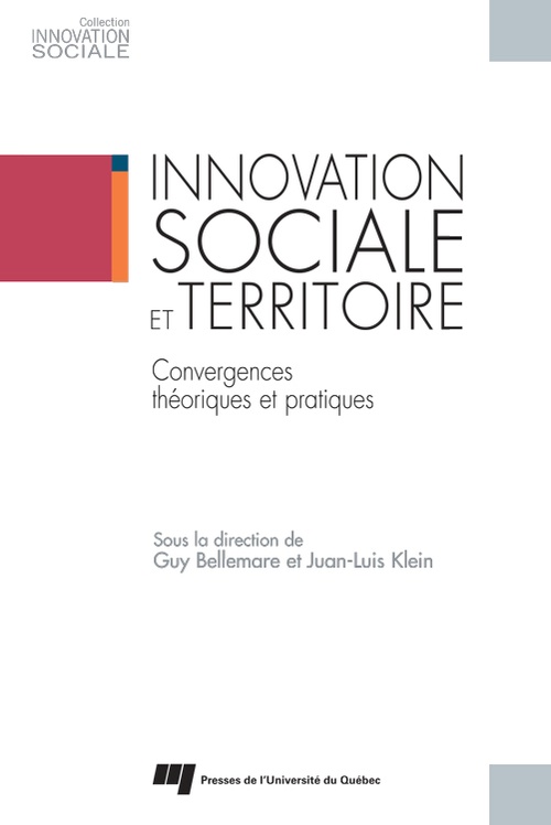 ebook cover of Innovation sociale et territoires, by Guy Bellemare, Juan-luis Klein