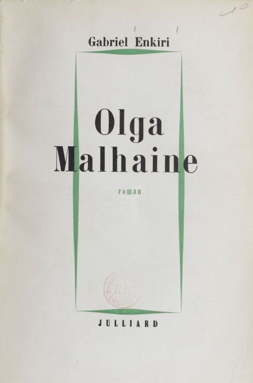 ebook cover of Olga Malhaine, by Gabriel Enkiri