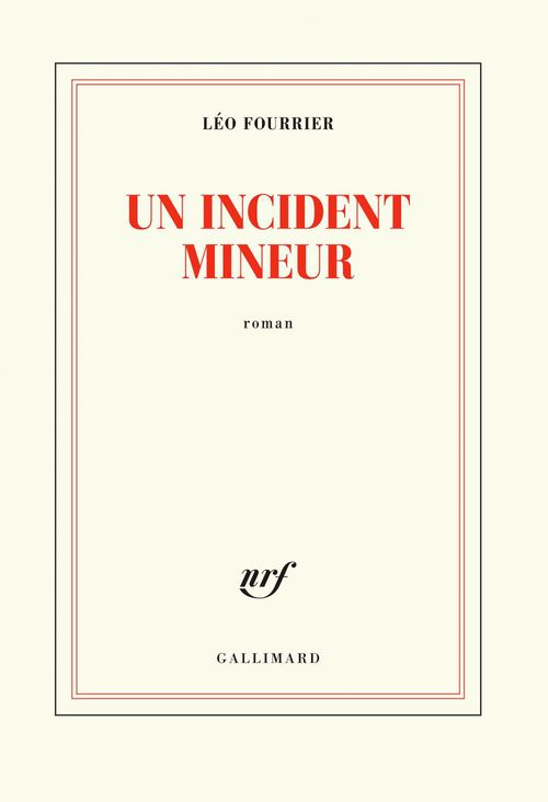 ebook cover of Un incident mineur, by Leo Fourrier