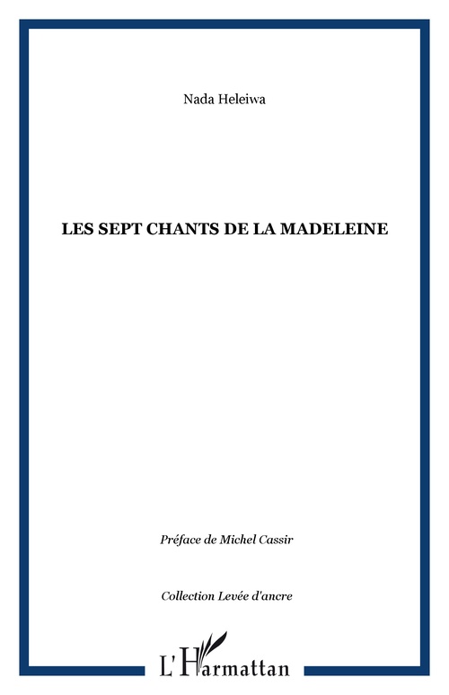 Couverture ebook de Les sept chants de la Madeleine, de Nada Héleiwa