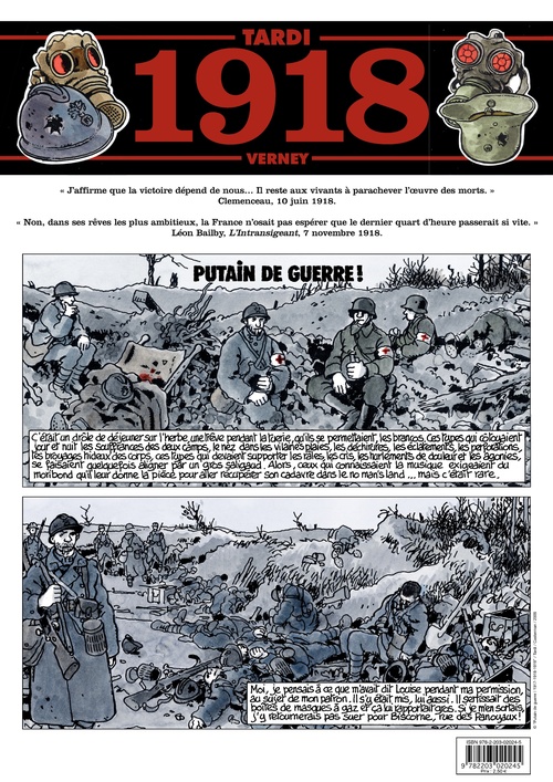 ebook cover of Journal de guerre - 1918, by Tardi
