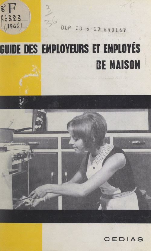 Couverture ebook de Guide des employeurs et employés de maison (1967), de De Documentation Centre D'Etudes