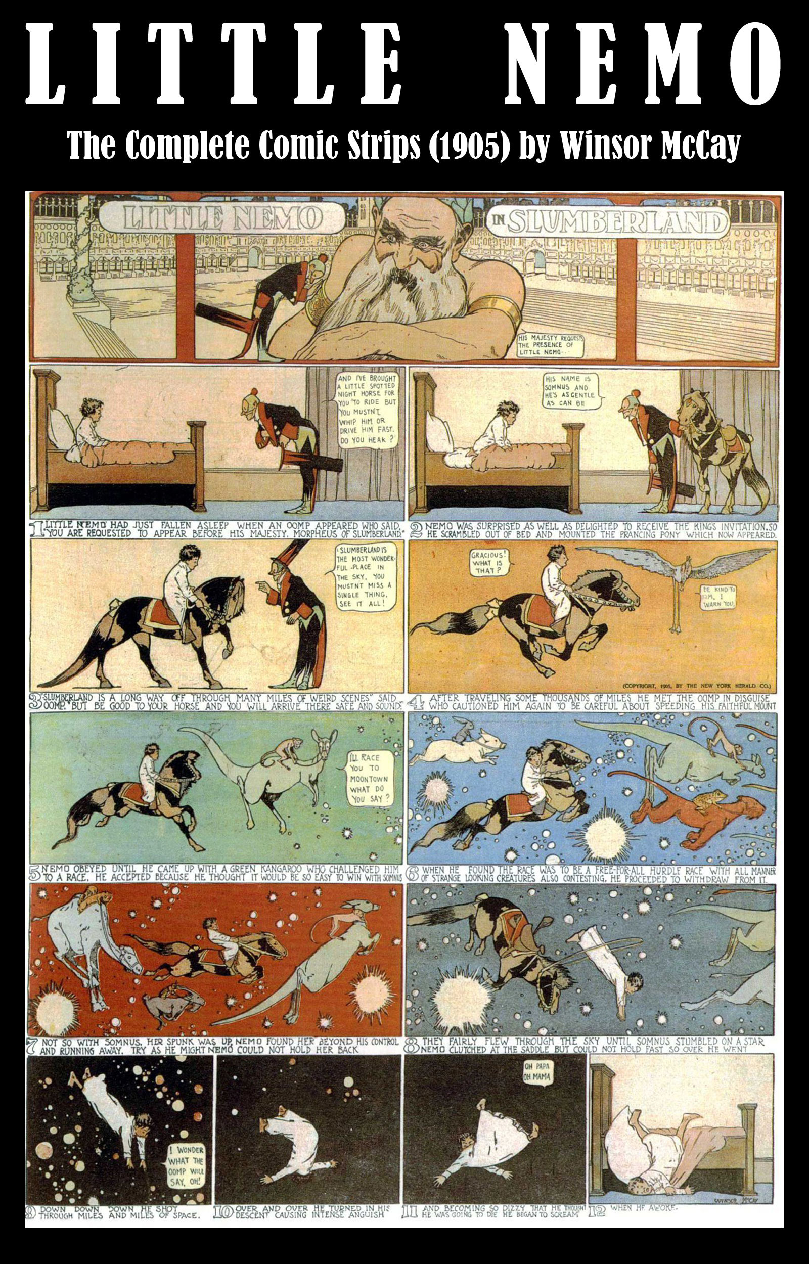 ebook cover of Little Nemo - The Complete Comic Strips (1905) by Winsor McCay (Platinum Age Vintage Comics), by Winsor Mccay