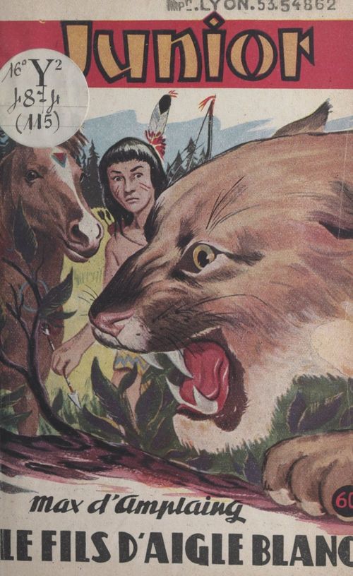 ebook cover of Le fils d'Aigle blanc, by Max D'Amplaing
