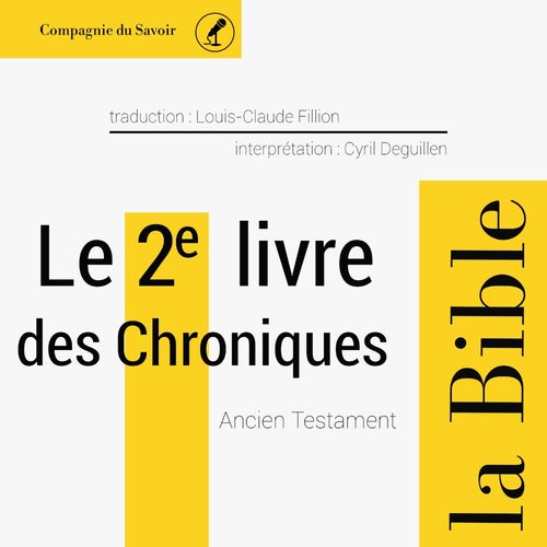 audiobook cover of Le 2e Livre des Chroniques, by Anonyme