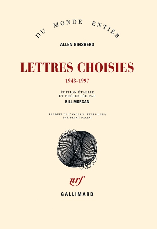 ebook cover of Lettres choisies, by Allen Ginsberg