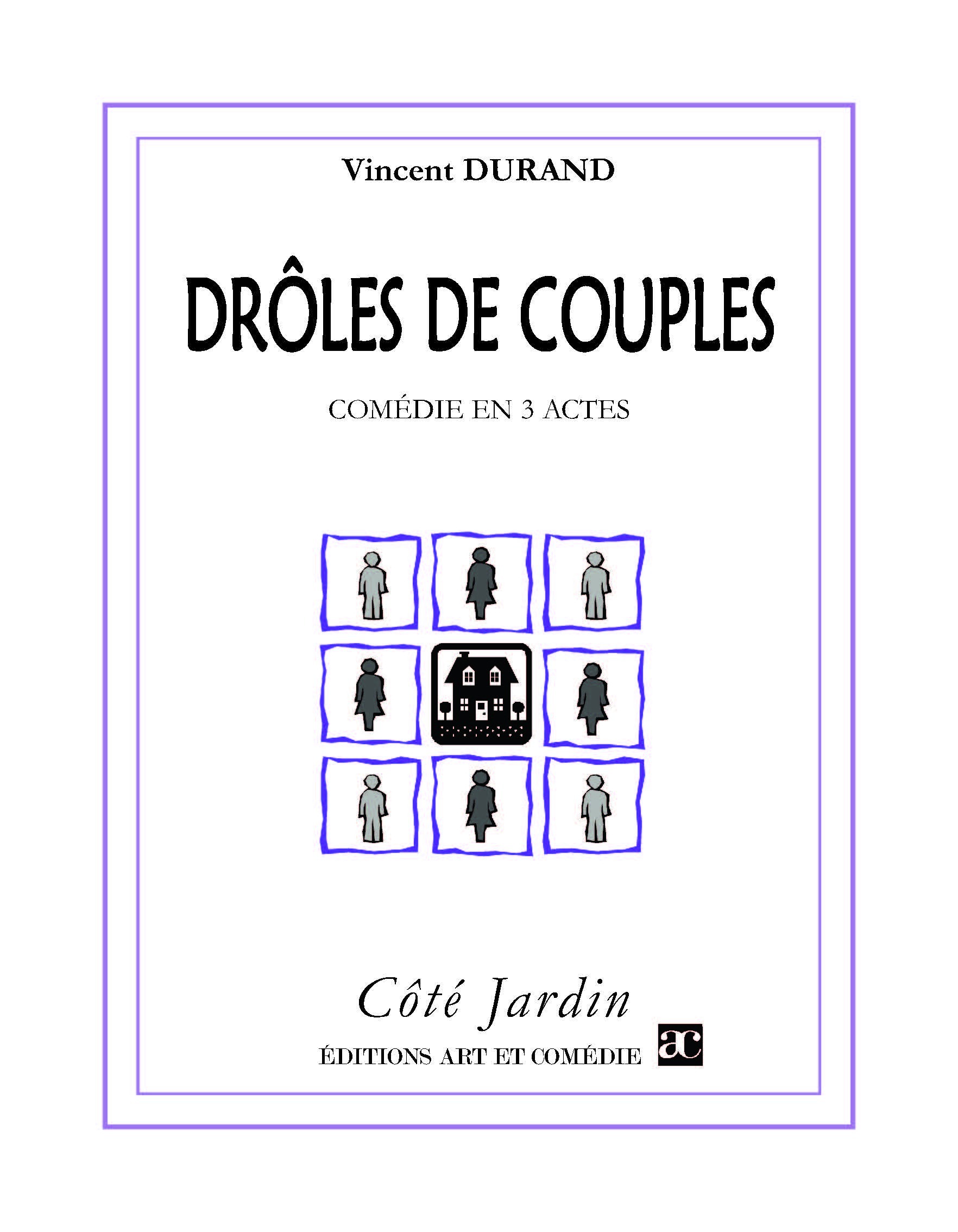 Couverture ebook de Drôles de couples, de Vincent Durand