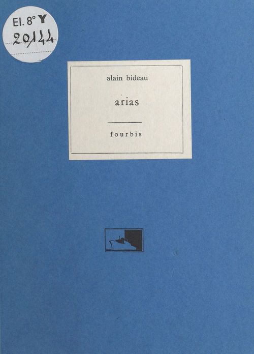 Couverture ebook de Arias, de Alain Bideau