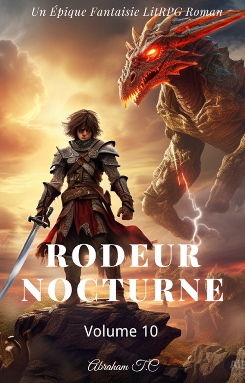Couverture ebook de Rodeur Nocturne:Un Épique Fantaisie LitRPG Roman (Volume 10), de Abraham T.C