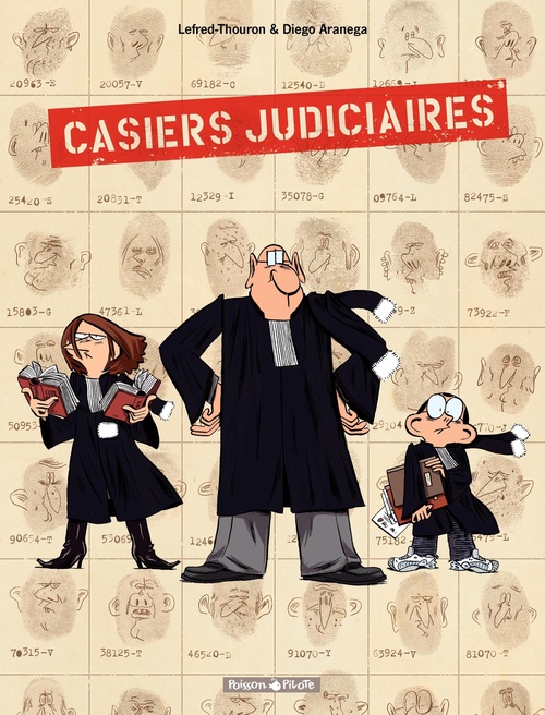 Couverture ebook de Casiers Judiciaires - Tome 1, de Diego Aranega, Lefred Thouron