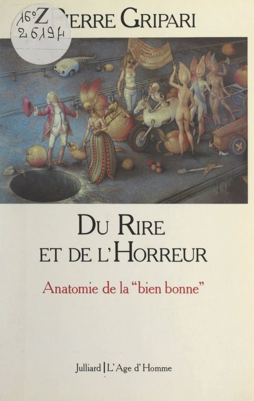 ebook cover of Du rire et de l'horreur, by Pierre Gripari