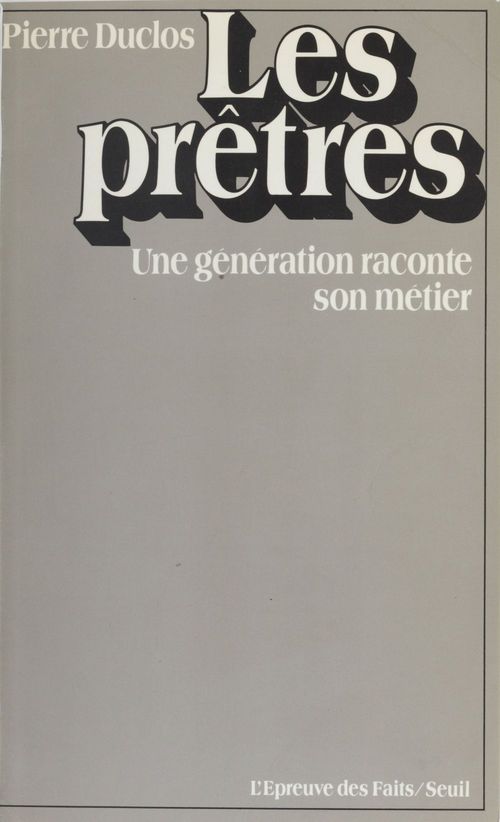 ebook cover of Les Prêtres, by Duclos Pierre