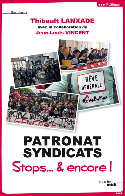 Couverture ebook de Patronat Syndicats - Stop... & encore !, de Jean-Louis Vincent