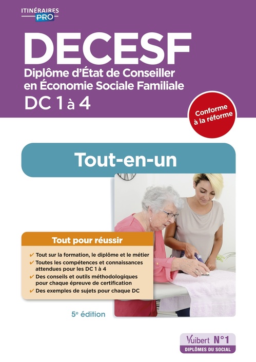 ebook cover of DECESF - DC 1 à 4 - Préparation complète pour réussir sa formation - Tout-en-un 2025-2026, by Gladys  Bugeault, Véronique  Fauconnet, Agnès Fostel, Brigitte  Gautier, Karl  Grux, Martine  Le Manach, Line  Mariale