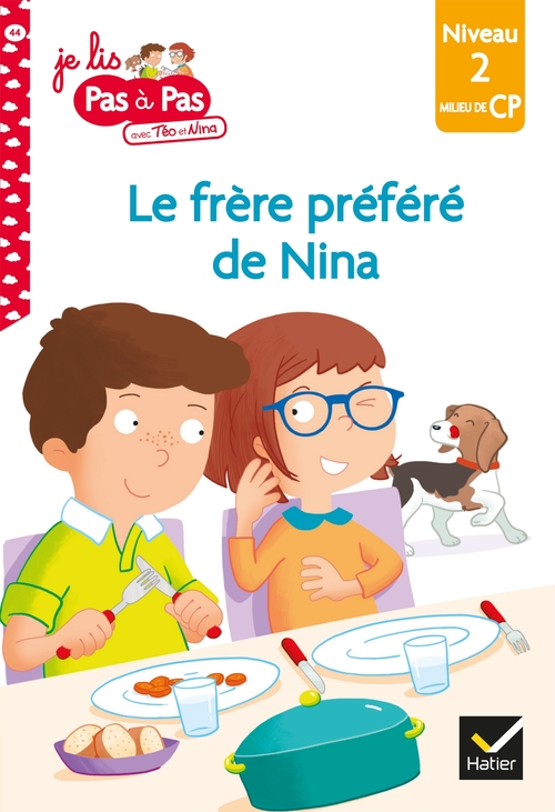 ebook cover of Téo et Nina Milieu de CP Niveau 2 - Le frère préféré de Nina, by Isabelle Chavigny, Marie-Hélène Van Tilbeurgh