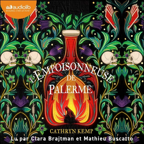 Couverture audiobook de L'Empoisonneuse de Palerme, de Cathryn Kemp