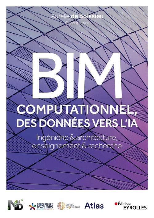 Couverture ebook de BIM computationnel, des données vers l'IA, de Aurélie de Boissieu