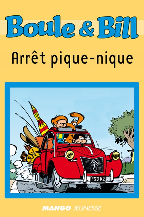 Couverture ebook de Boule et Bill - Arrêt pique-nique, de Fanny Joly, Jean Roba