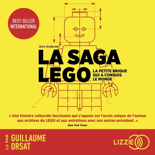 Couverture audiobook de La saga Lego, de Jens Andersen
