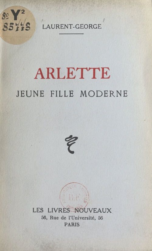 ebook cover of Arlette, by Laurent-George