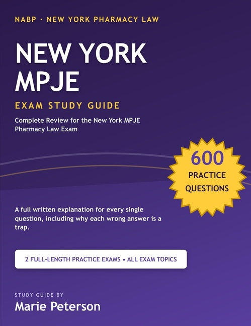 Couverture ebook de New York MPJE Exam Study Guide, de Marie Peterson