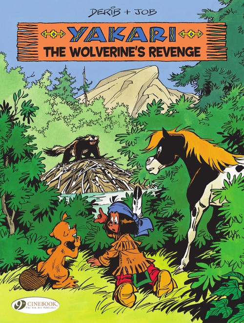 Couverture ebook de Yakari - Vol. 24 - The Wolverine´s Revenge, de Job