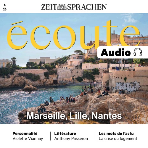 audiobook cover of Französisch lernen Audio - Marseille, Lille, Nantes, by Pauline Curtet