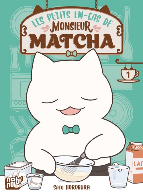Couverture ebook de Les petits en-cas de Monsieur Matcha T01, de Sato Horokura