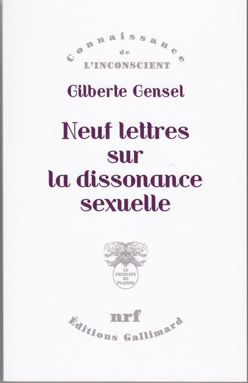 Couverture ebook de Neuf lettres sur la dissonance sexuelle, de Gilberte Gensel