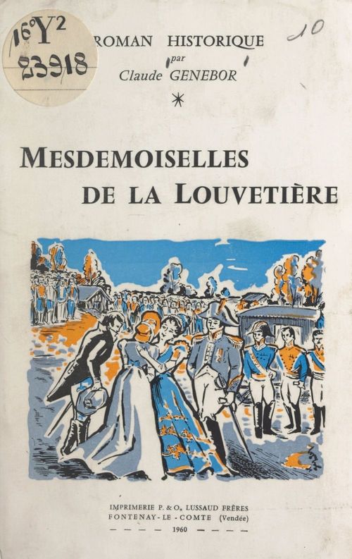 ebook cover of Mesdemoiselles de La Louvetière, by Claude Genebor