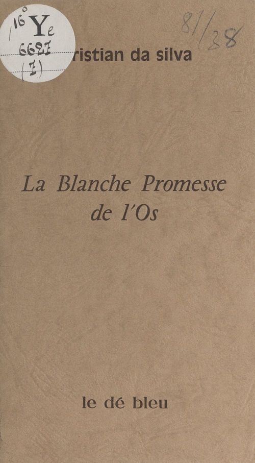Couverture ebook de La blanche promesse de l'os, de Christian Da Silva