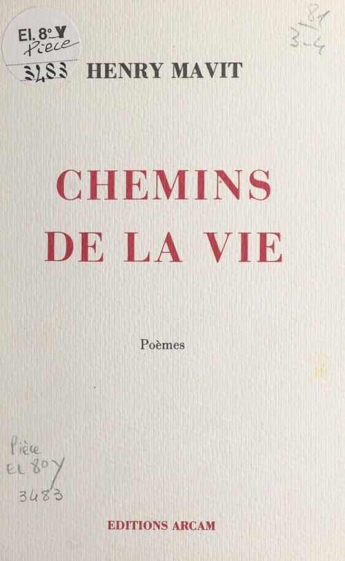 ebook cover of Chemins de la vie, by Henry Mavit