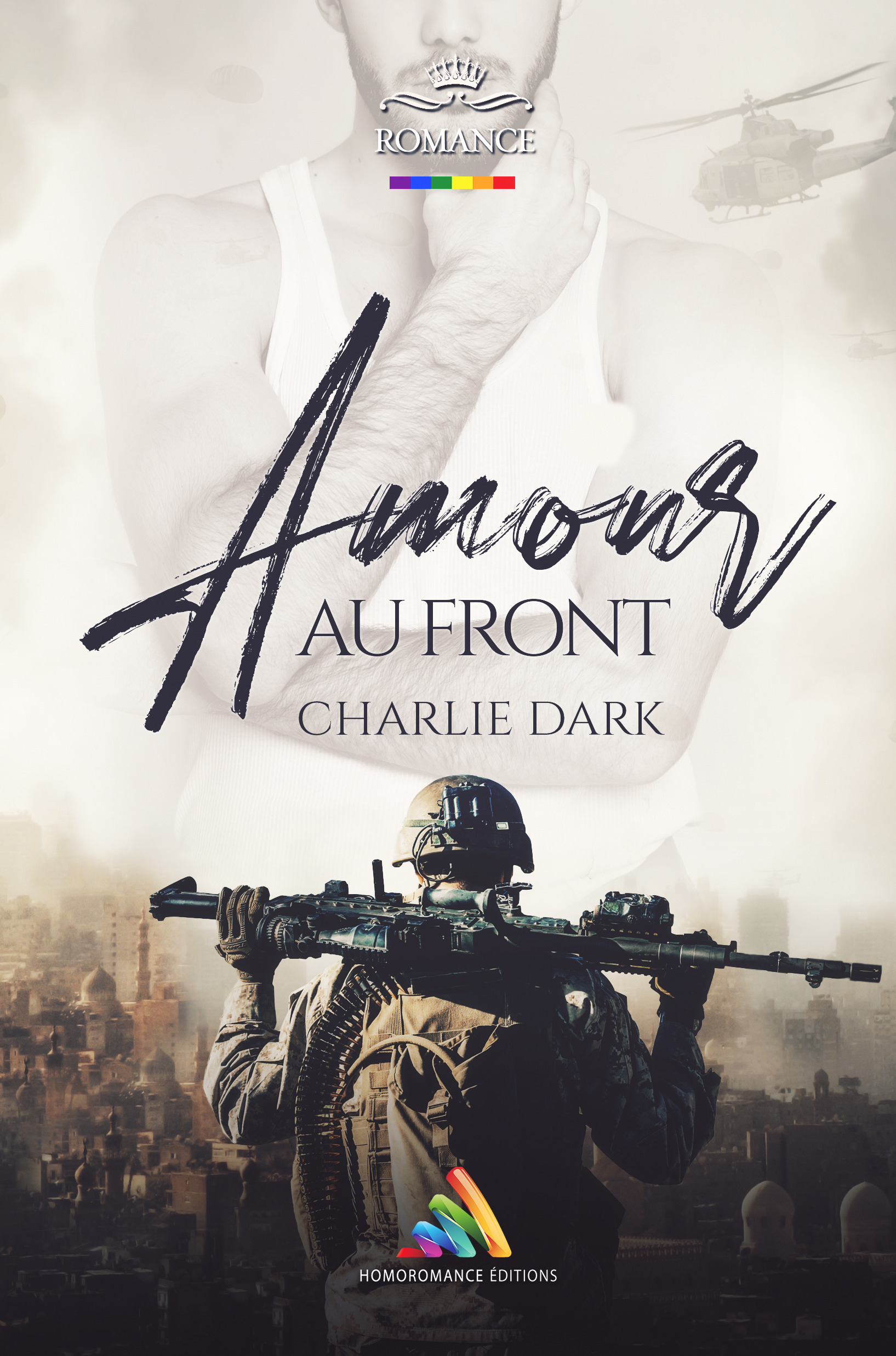 Couverture ebook de Amour au front, de Charlie Dark