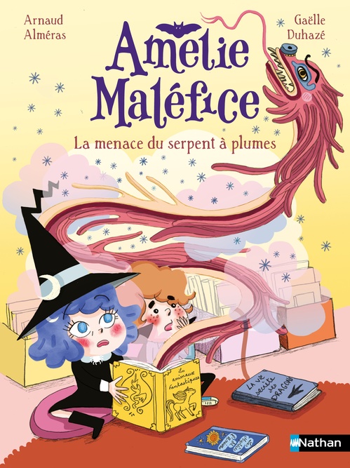 Couverture ebook de Amélie Maléfice : La menace du serpent à plumes, de Arnaud Alméras