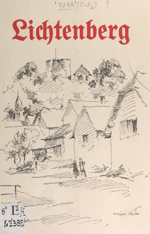 ebook cover of Lichtenberg, by Fritz Eyer