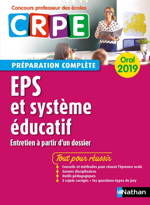 ebook cover of Education physique et sportive - Système éducatif - Oral 2019 - (CRPE) - 2018, by Collectif