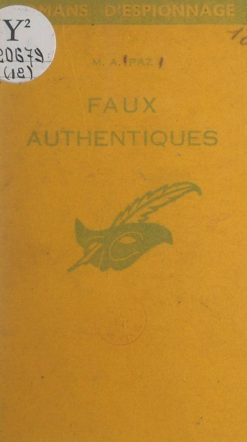 ebook cover of Faux authentiques, by Michel-Andre Paz