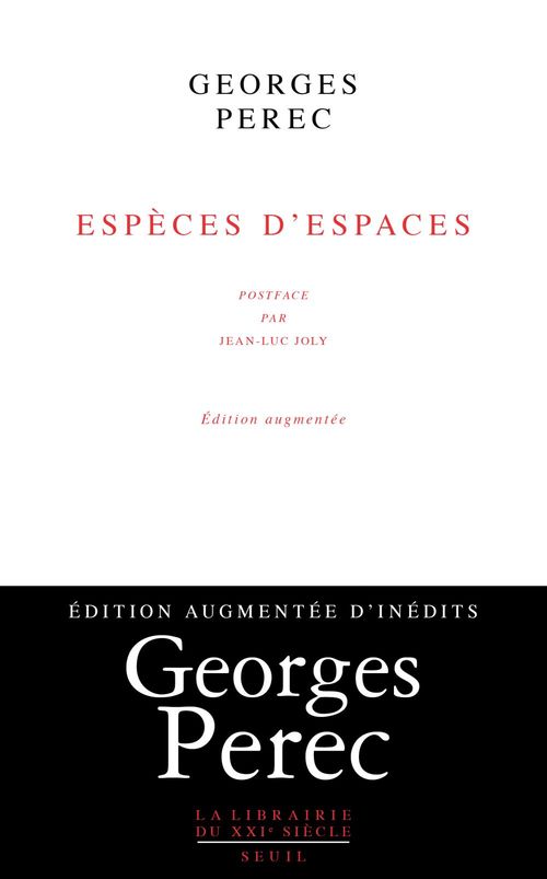 Couverture ebook de Espèces d'espaces, de Georges Perec