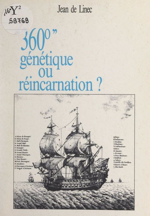 Couverture ebook de 360° génétique ou réincarnation ?, de Jean De Linec
