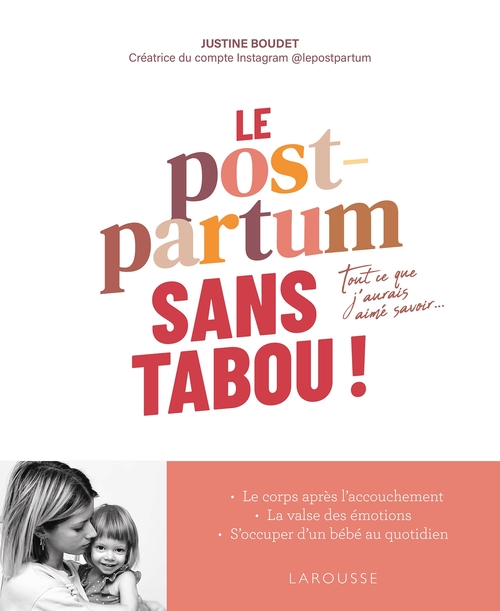 Couverture ebook de Le Post-Partum sans tabou, de Justine Boudet