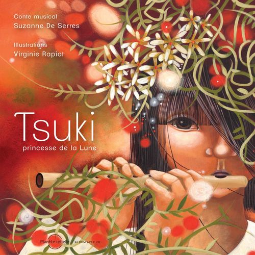 ebook cover of Tsuki, princesse de la Lune, by Suzanne de Serres, Virginie Rapiat