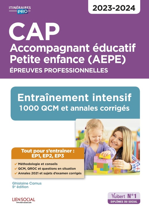 ebook cover of CAP : Accompagnant éducatif petite enfance - Épreuves professionnelles - Concours 2023-2024, by Ghislaine Camus