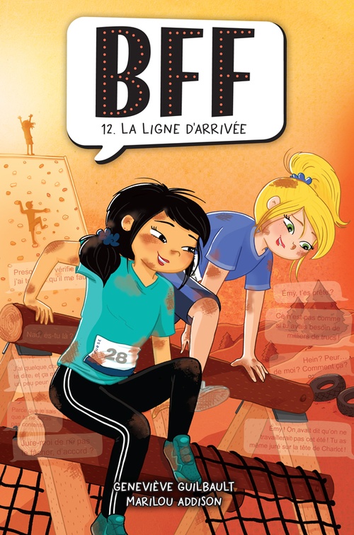 Couverture ebook de La ligne d'arrivée T.12, de Guilbault Genevieve