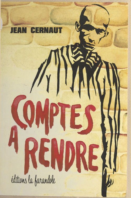 Couverture ebook de Comptes à rendre, de Cernaut J.